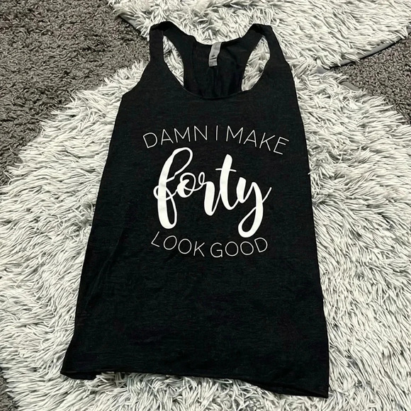 I make forty look good tank top size medium - Picture 1 of 8